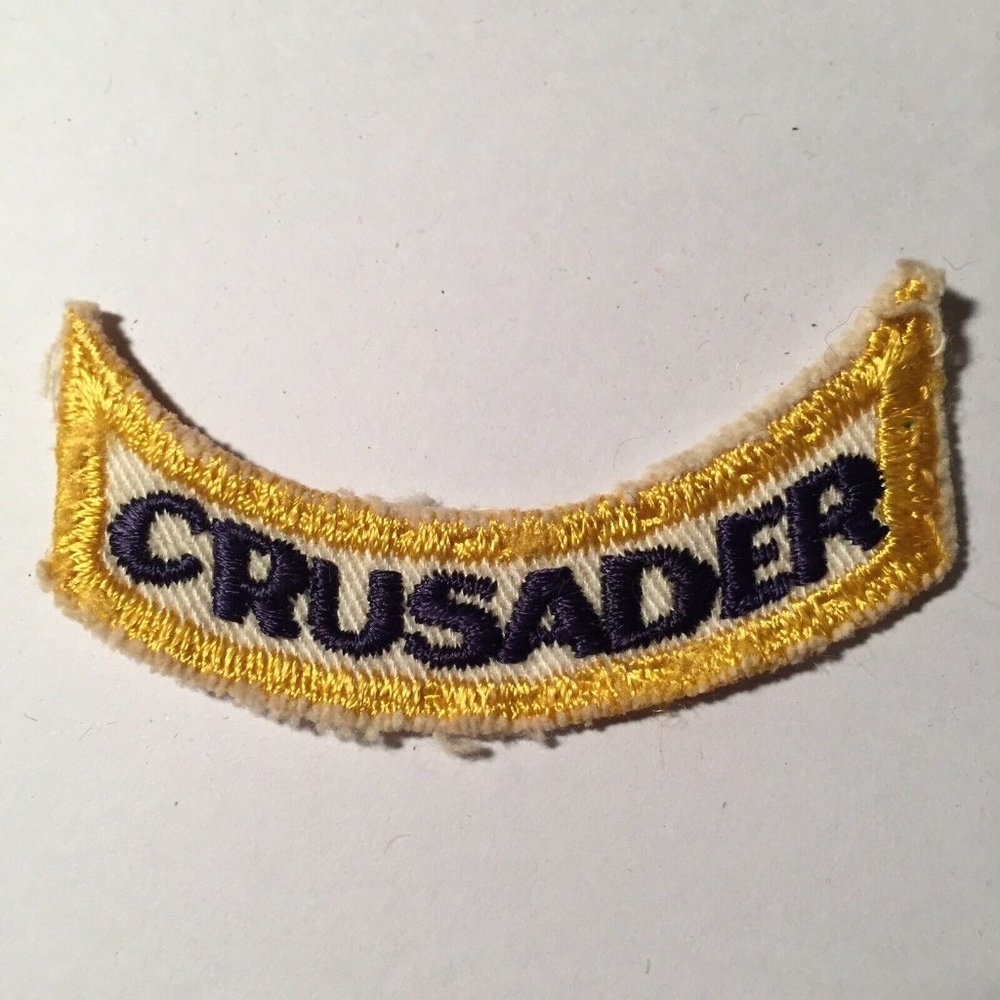 Crusader Embroidered Sew On Patch Emblem Crest Military Navy Religious Christian